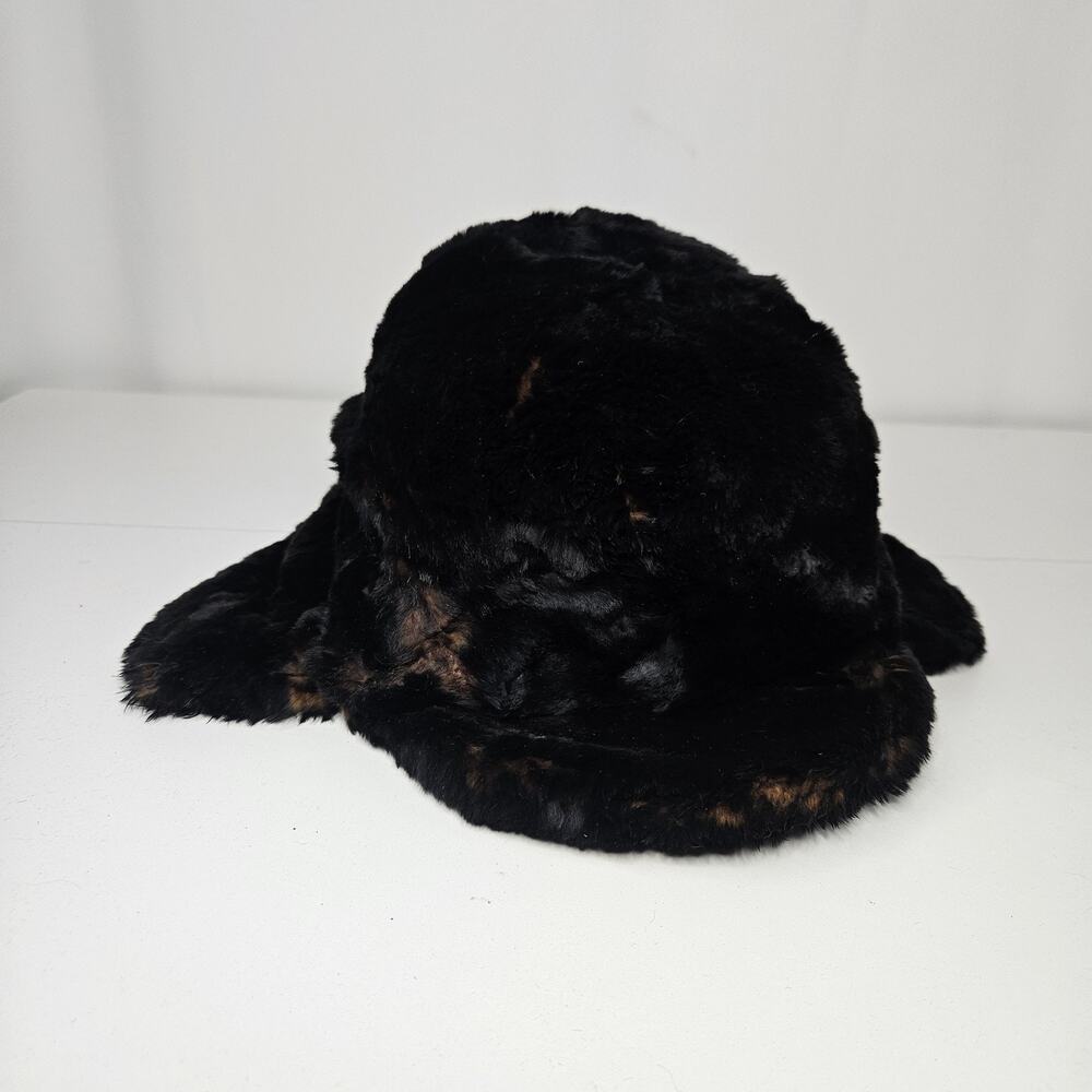 Vtg Unisex America Style Hudson Real Fur Super Warm Russian Ski Hat Earflap